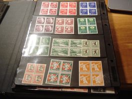 Pro Juventute Lot alte 4erblocks **/*