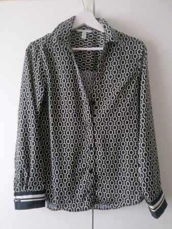 H&M Bluse, Grösse XS, schwarz/weiss, neu!