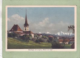 Münsingen mit Jungfrau Mönch und Eiger 1927