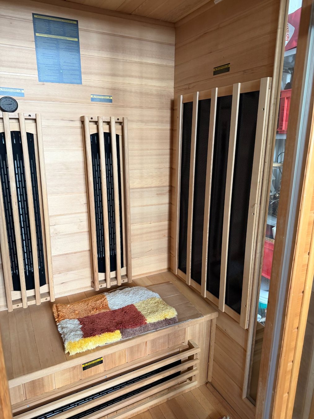 Sauna & Accessori: Infrarotkabine Sauna mit Soundsystem – Usato da Basel venduto da IRMAundFRED 5