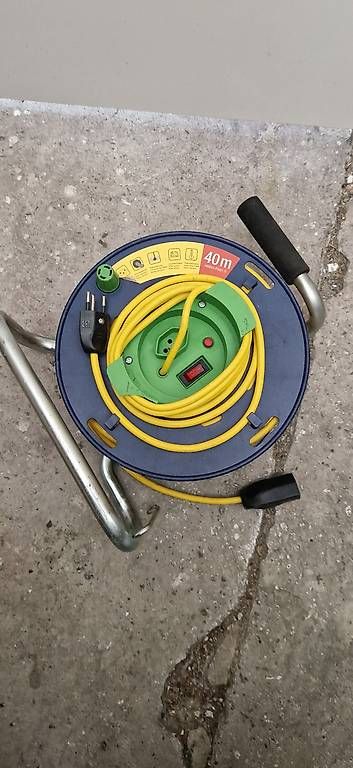 Kabel: Steffen Kabelrolle 40m mit gelbem Kabel – Gebraucht aus Romanshorn von fag_gnd6 2