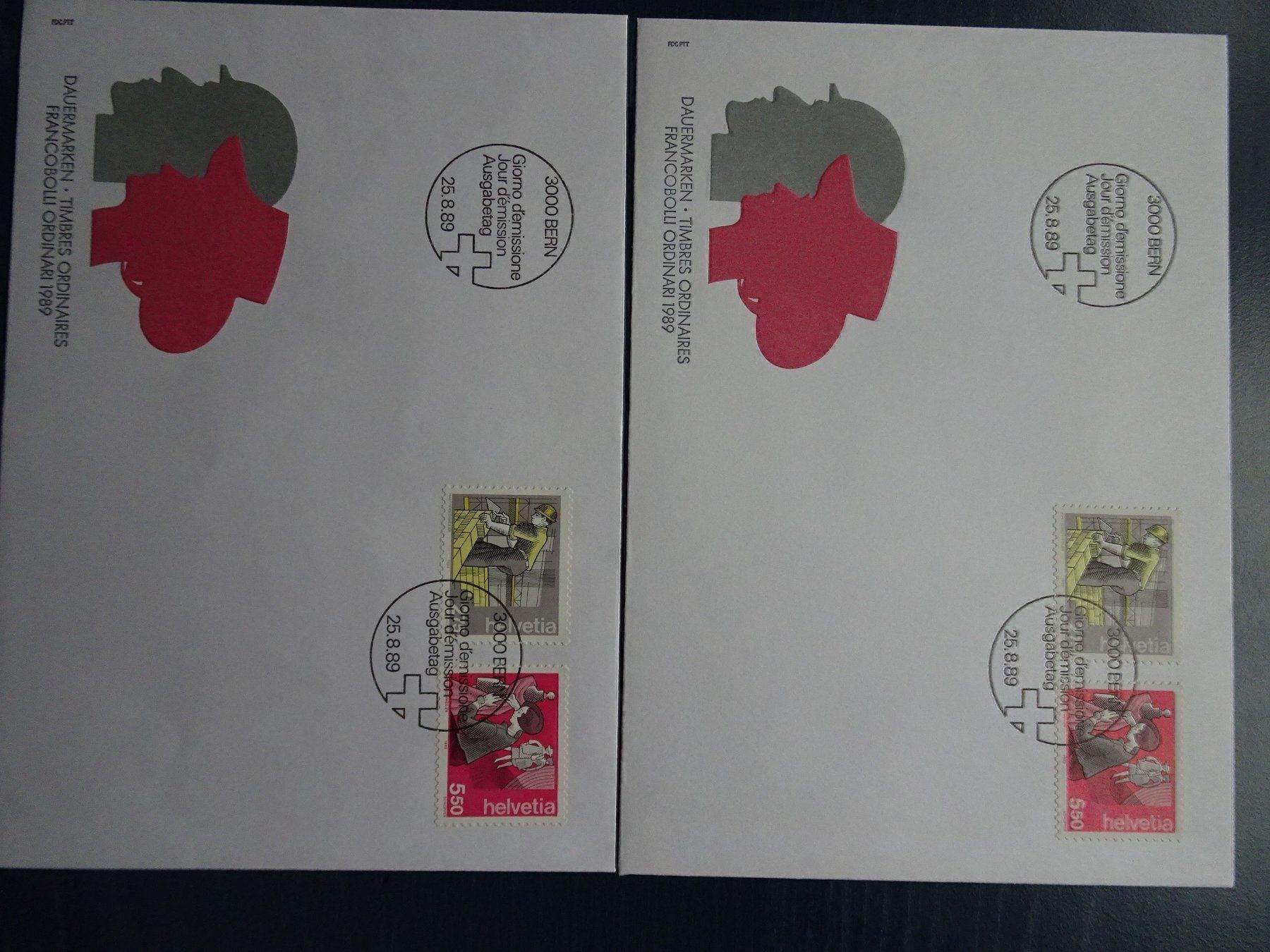 Alle Briefmarken: FDC 1989 – Neu (gemäss Beschreibung) aus Aadorf von Chnorli-Furz