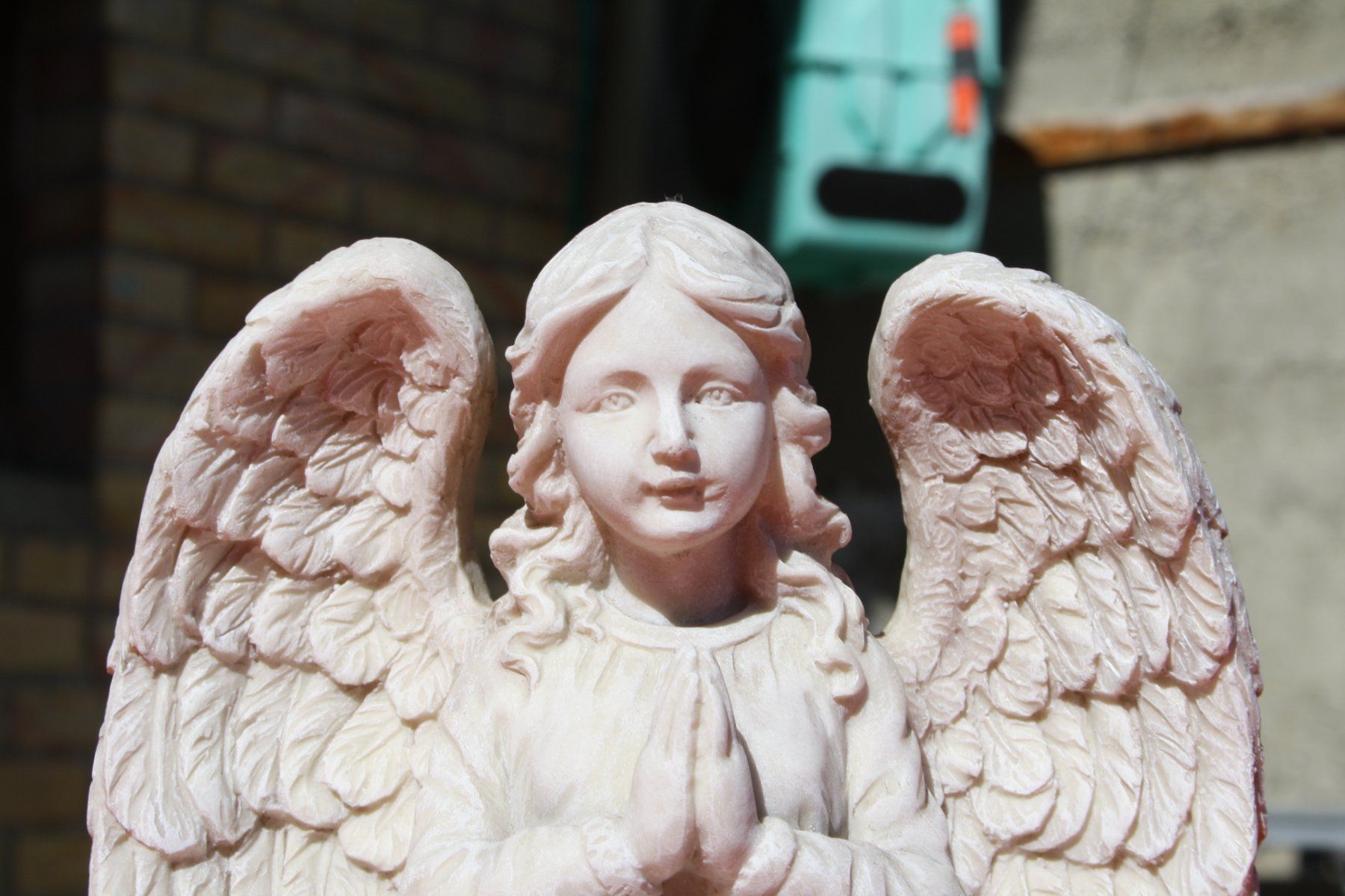 Statuette: ENGEL ENGELSFIGUR MIT TEELICHTGLAS – Usato da Wauwil venduto da Pneuedy 3