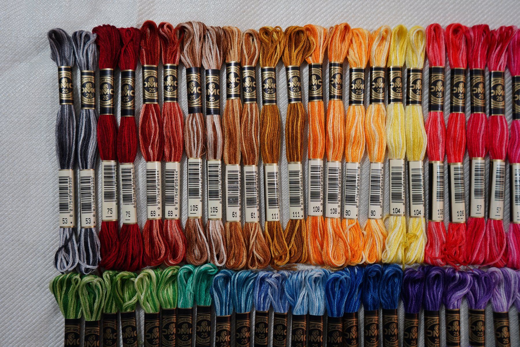 Kordeln & Faden: 56 DMC Mouliné Spécial Multicolor Art 117 - LOSB1 – Neu und originalverpackt aus Mels von DACRI 2