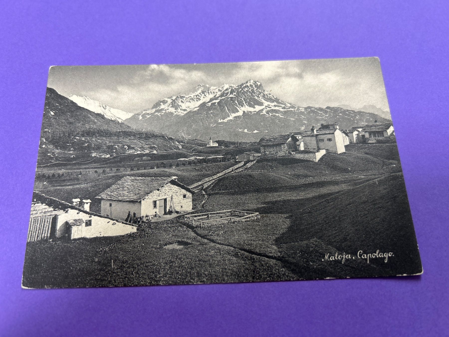 Cartoline postali: Maloya, Capolago Ansichtskarte alt schön, ungelaufen – Usato da Hefenhofen venduto da Bierinder