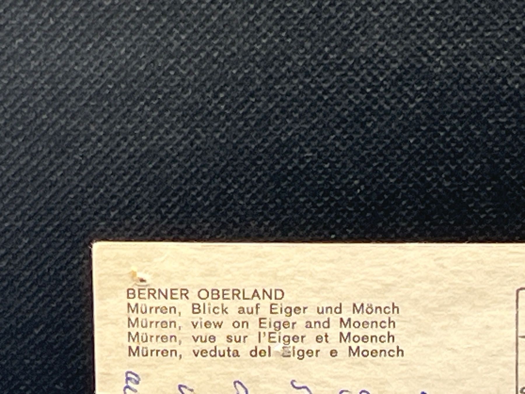 Cartoline postali: Mürren, Blick auf Eiger und Mönch / Berner Oberland – Usato da Widnau venduto da Brusi9 2