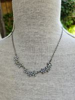 Wunderschöne modeschmuck Kette mit Zirkonia Steinen