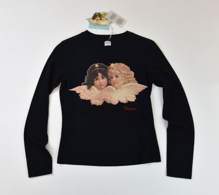 FIORUCCI Damen Pullover/Made in Italy/LP:169Fr/schwar/XS/NEU