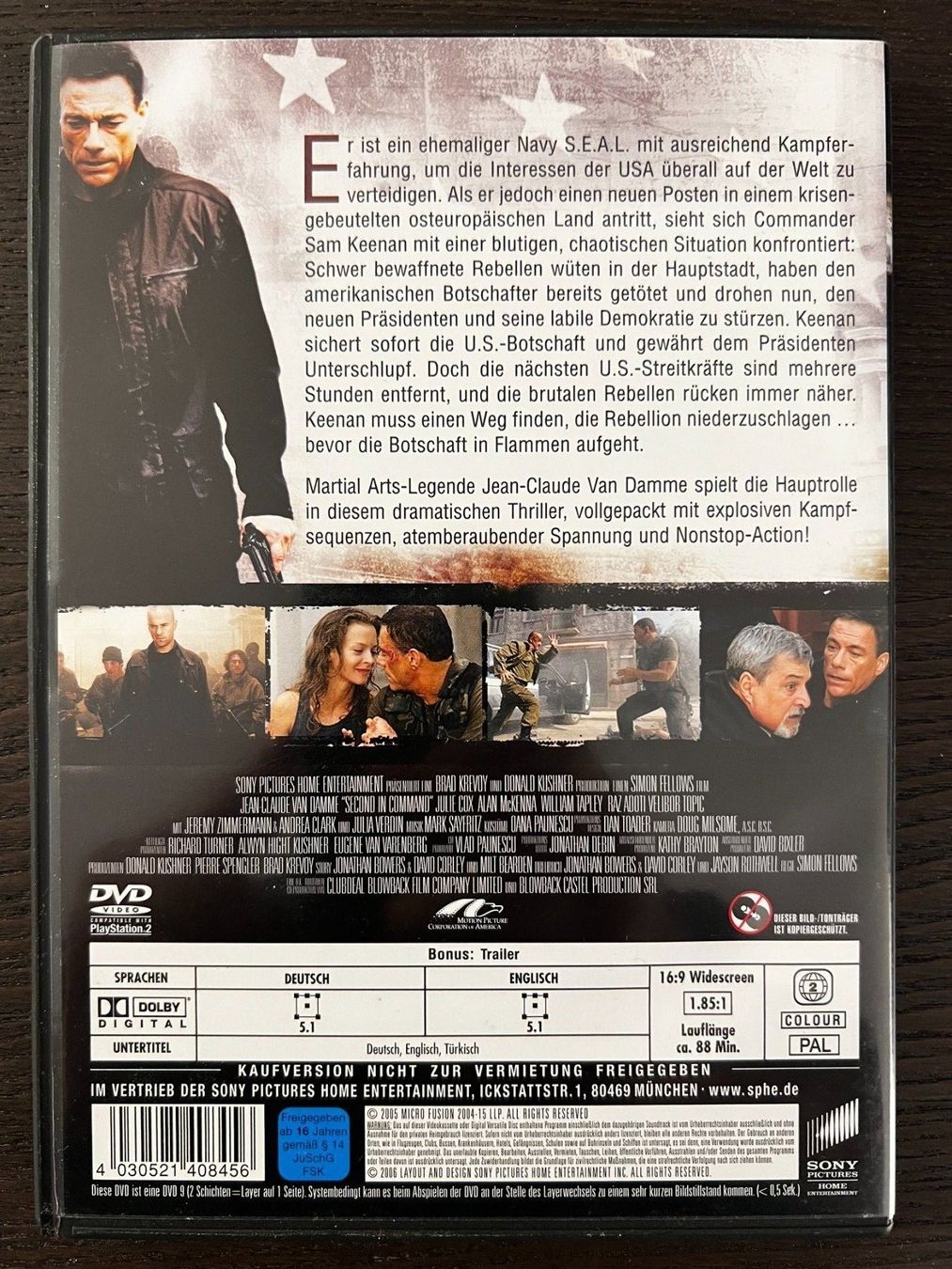 Alle DVDs: Second  in Command – Gebraucht aus Zürich von FilmFreunde 1