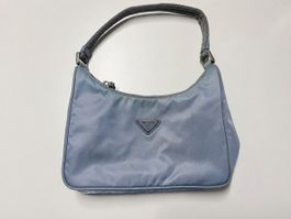 Borsa Prada Vintage Nylon Azzurra