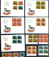 1983 Pro  Juventute FDC / FDC 4er / Viererblock + Einzel ET