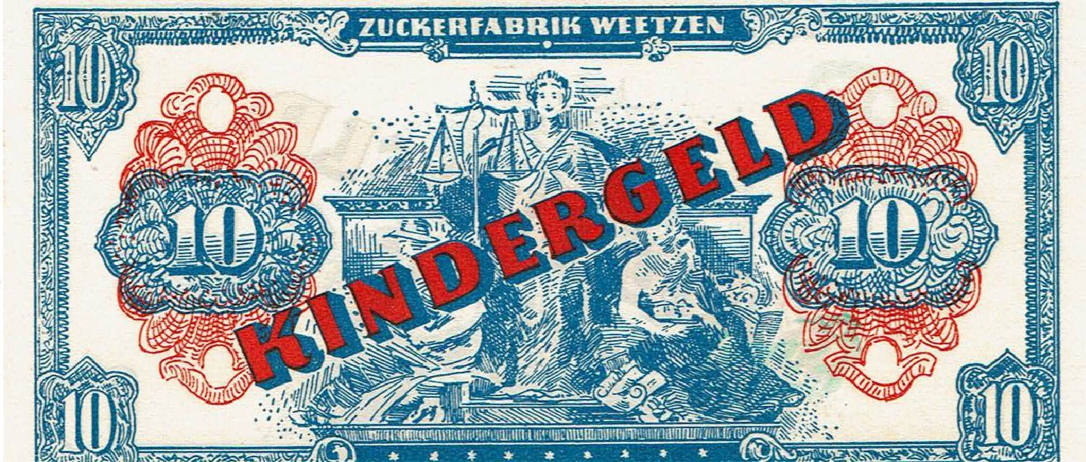 Banknoten: Weetzen Kindergeld 10 Mark VZ++-UNZ – Gebraucht aus Steffisburg von ber_8htf 1