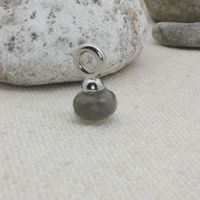 Edelstahl Anhänger mit Mondstein