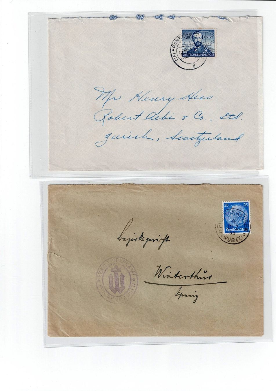 Alle Briefmarken: Deutschland, 10 Belege 1 – Gebraucht aus Hinteregg von McCharly01 5