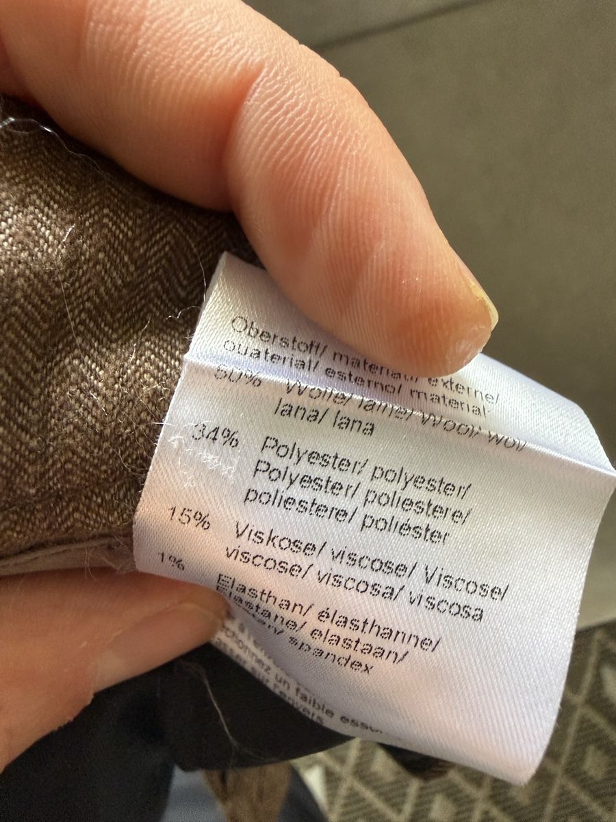 Pantaloni: Braune Stoffhose Gr. 40, warm & elegant – Usato da Winterthur venduto da ivule2000 6