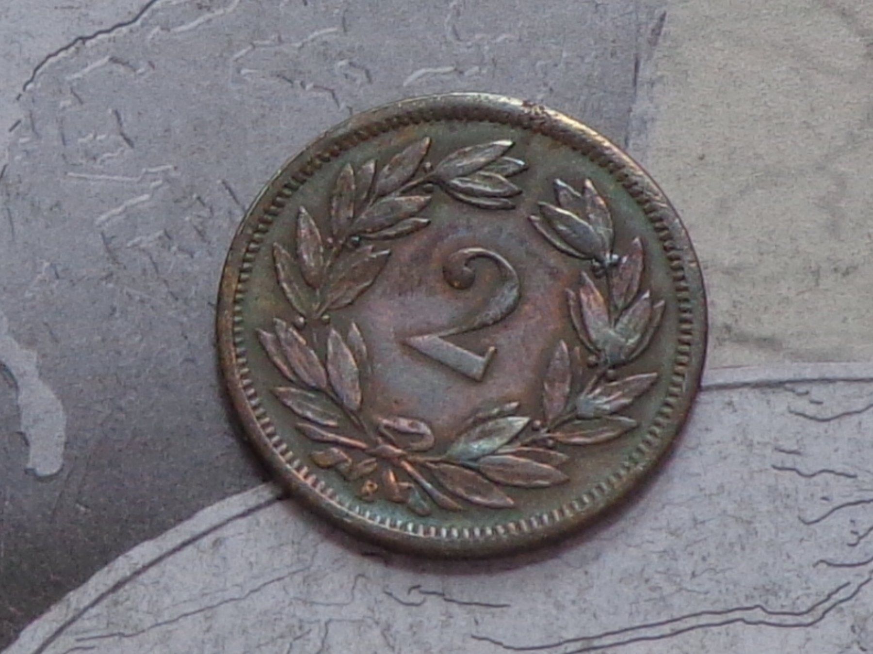 Tutti le monete: 2 cts 1886 B – Usato da Pully venduto da UCA01 1