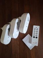 CASAcontrol Funksteckdosen Set 3 Stk. mit Fernbedienung.