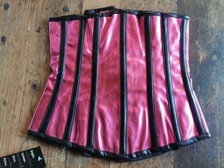 Korsett / Corsage pink metallic *NEU*  26 Burleska