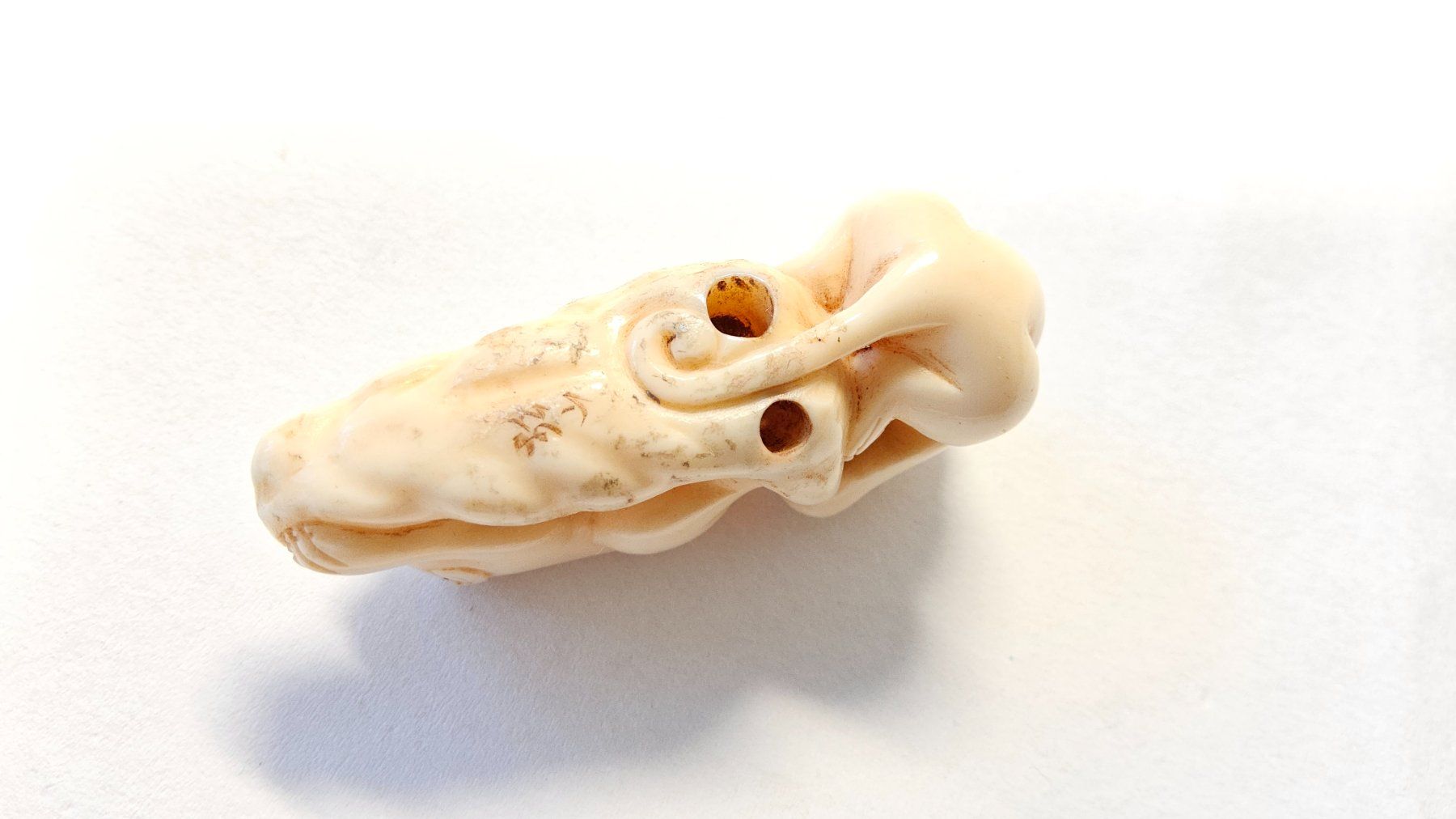 Statuette: Magnifique ancien Netsuke signé – Usato da Malleray venduto da Frederic24 1