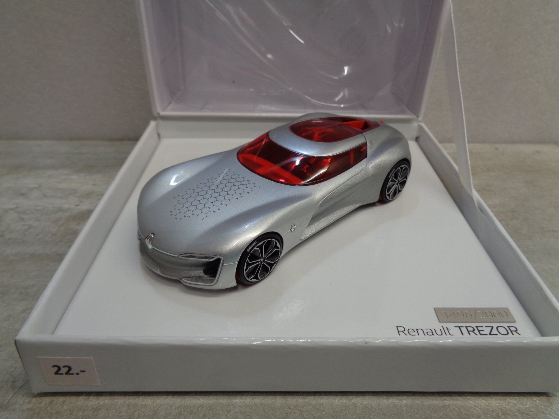 Renault Modellini d'auto: Norev 1:43 Prototype Renault Trezor – Nuovo e nell'imballaggio originale da Reconvilier venduto da rallycar 1