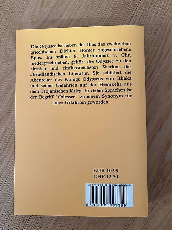 Libri: Odyssee von Homer - Illustrierte Ausgabe – Nuovo (secondo la descrizione) da Hagendorn venduto da Sabi007 1