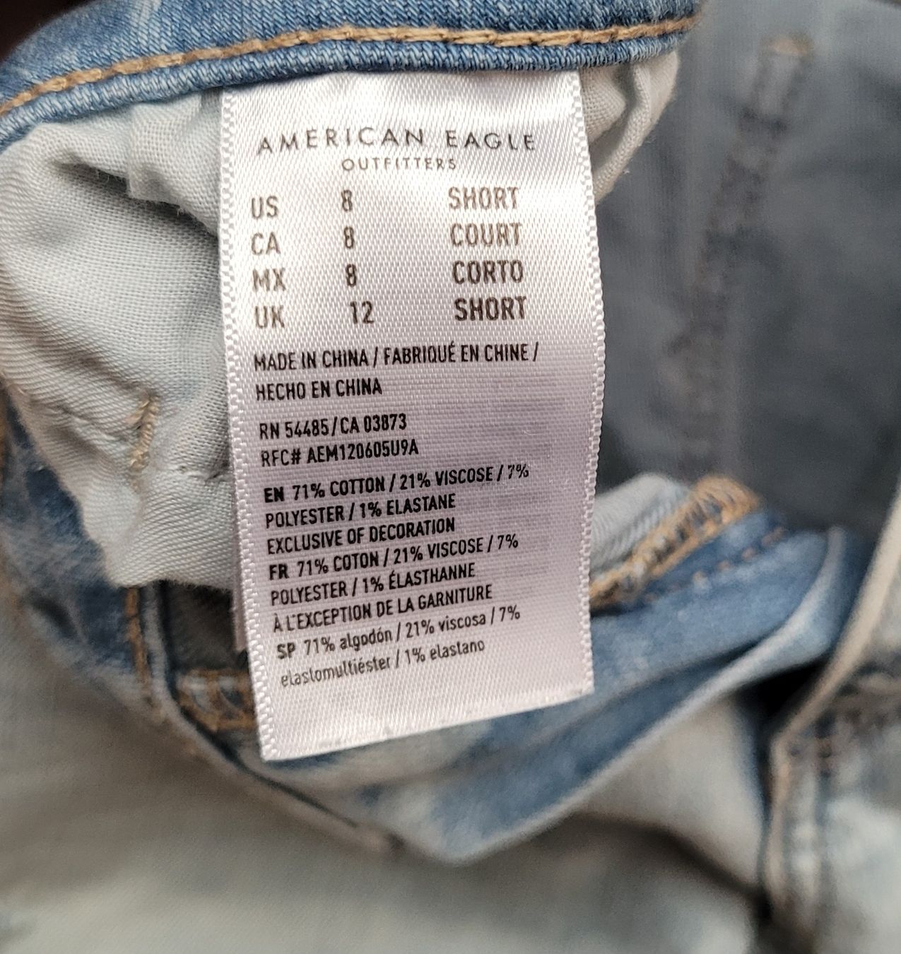American Eagle Jeans: American Eagle Jeans High Waist Gr. 8 – Usato da Schwarzenburg venduto da Esja02 2