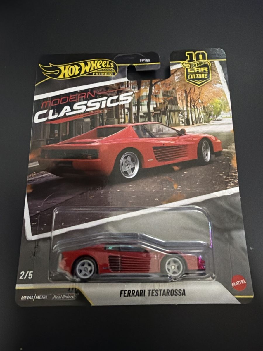 Hot Wheels Modellini d'auto: Hw Ferrari Testarossa – Nuovo e nell'imballaggio originale da Berneck venduto da f80kado