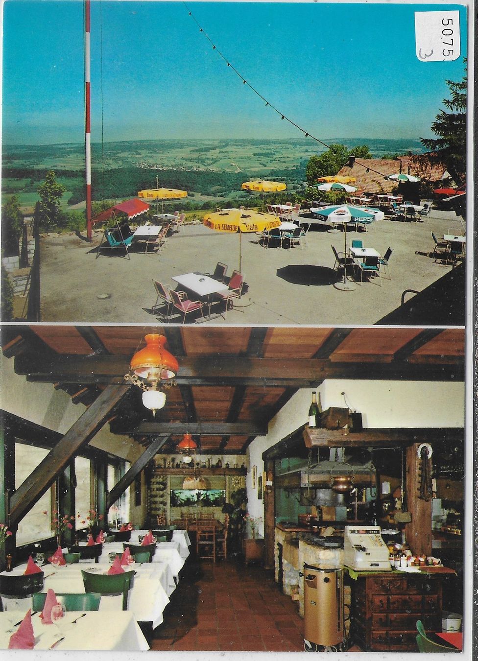 Cartoline postali: Auberge Bellevue - Roche d'Or – Usato da Ettingen venduto da Kartenplanet