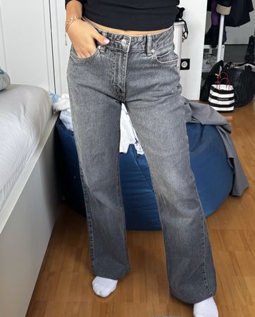 Gina Tricot Jeans grau