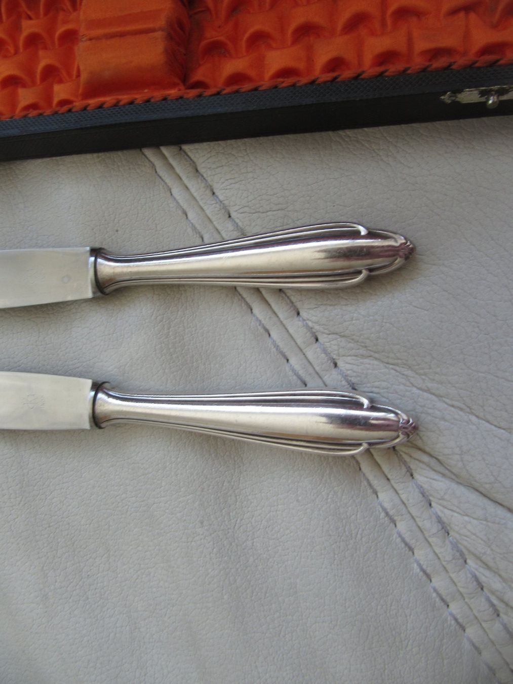 Messer: 6 Dessert oder Frühstückmesser  Tafelsilber – Gebraucht aus Mels von Sandylein 3