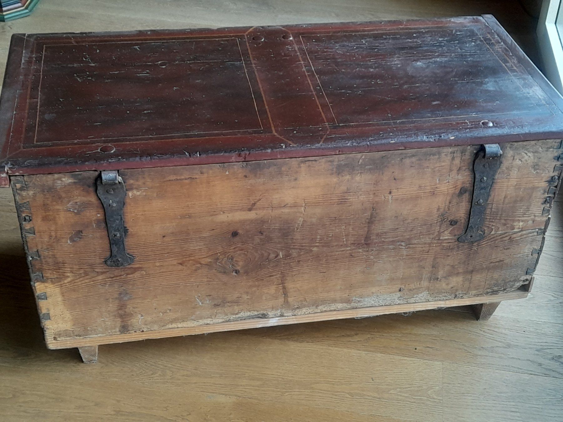 Cassapanche: antike bemalte Truhe 1804 – Usato da Aeschi b.Spiez venduto da 52_wochen 3