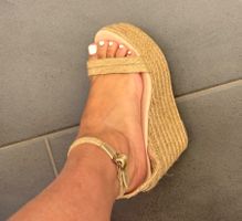 Sommer Keilabsatz Sandalen