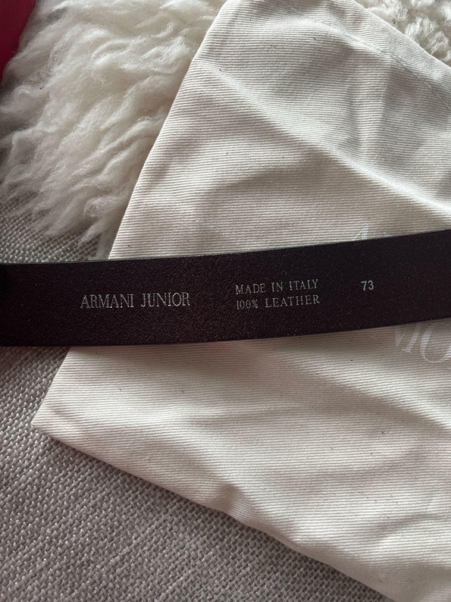 Armani Altro per bambini: Armani junior brown leather  belt  – Usato da Rüschlikon venduto da ant_5v7g 2