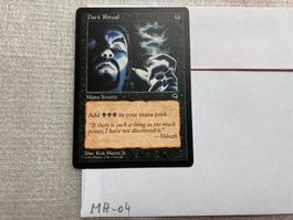 Magic The Gathering Dark Ritual