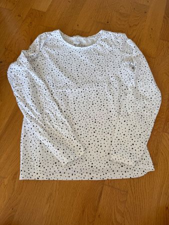 Primark Langarmshirt mit Punkten – Gr. 34