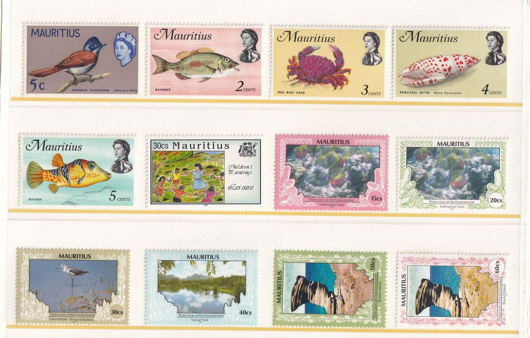 Tutti i francobolli: Mauritius verschiedene Briefmarken** – Nuovo (secondo la descrizione) da Neuchâtel venduto da karlpierrino 1