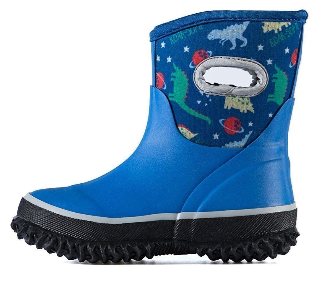 Schuhe für Jungen: KomForMe Kinder Stiefel Dino blau Gr. 30 – Neu und originalverpackt aus Seuzach von VT-Collections1