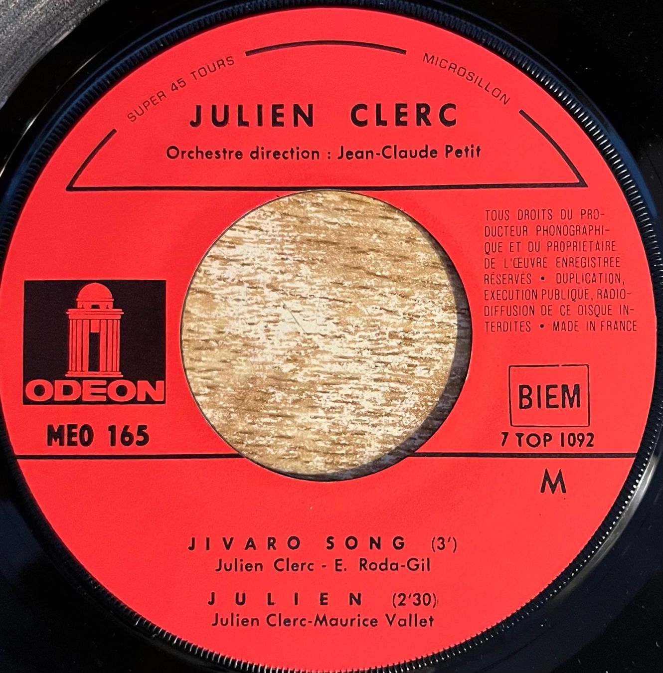 Vinyles: JULIEN CLERC - L'AMOUR EN CHANTIER – D'occasion à Bussigny par vinyl-pas-cher 3