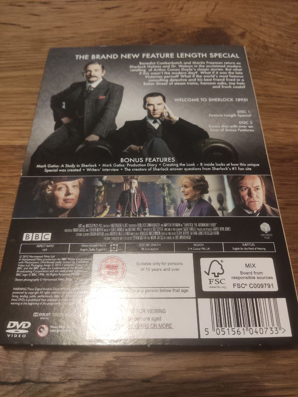 Tutti i DVDs: Sherlock - The Abominable Bride - Benedict Cumberbatch (DVD) – Usato da Oberembrach venduto da giu_7ksd 1