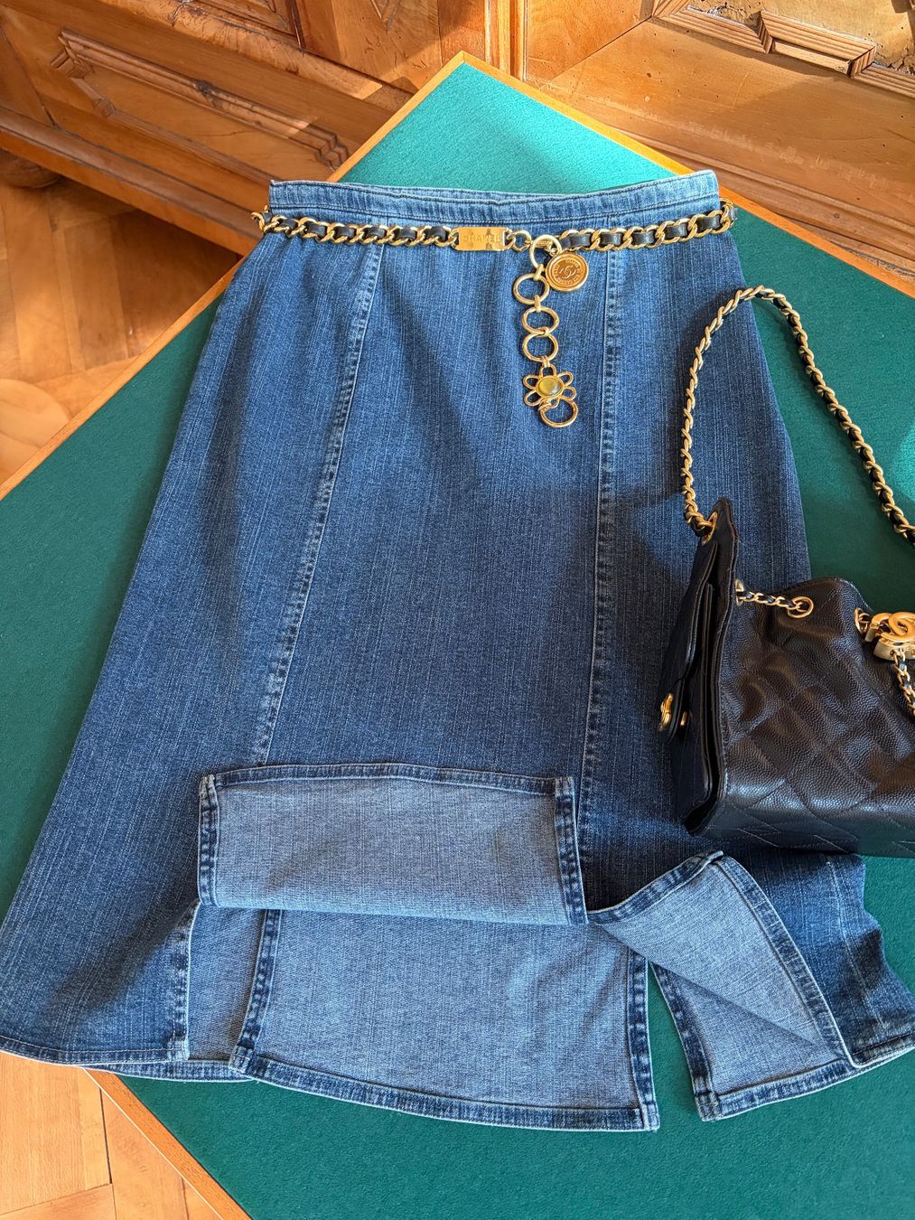 Madeleine Gonne: MADELEINE Jeansrock Größe: 36DE Farbe: Hellblau – Usato da Interlaken venduto da Bona55 2