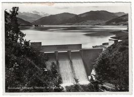 Sihlsee, Staumauer In den Schlagen, gelaufen 1939