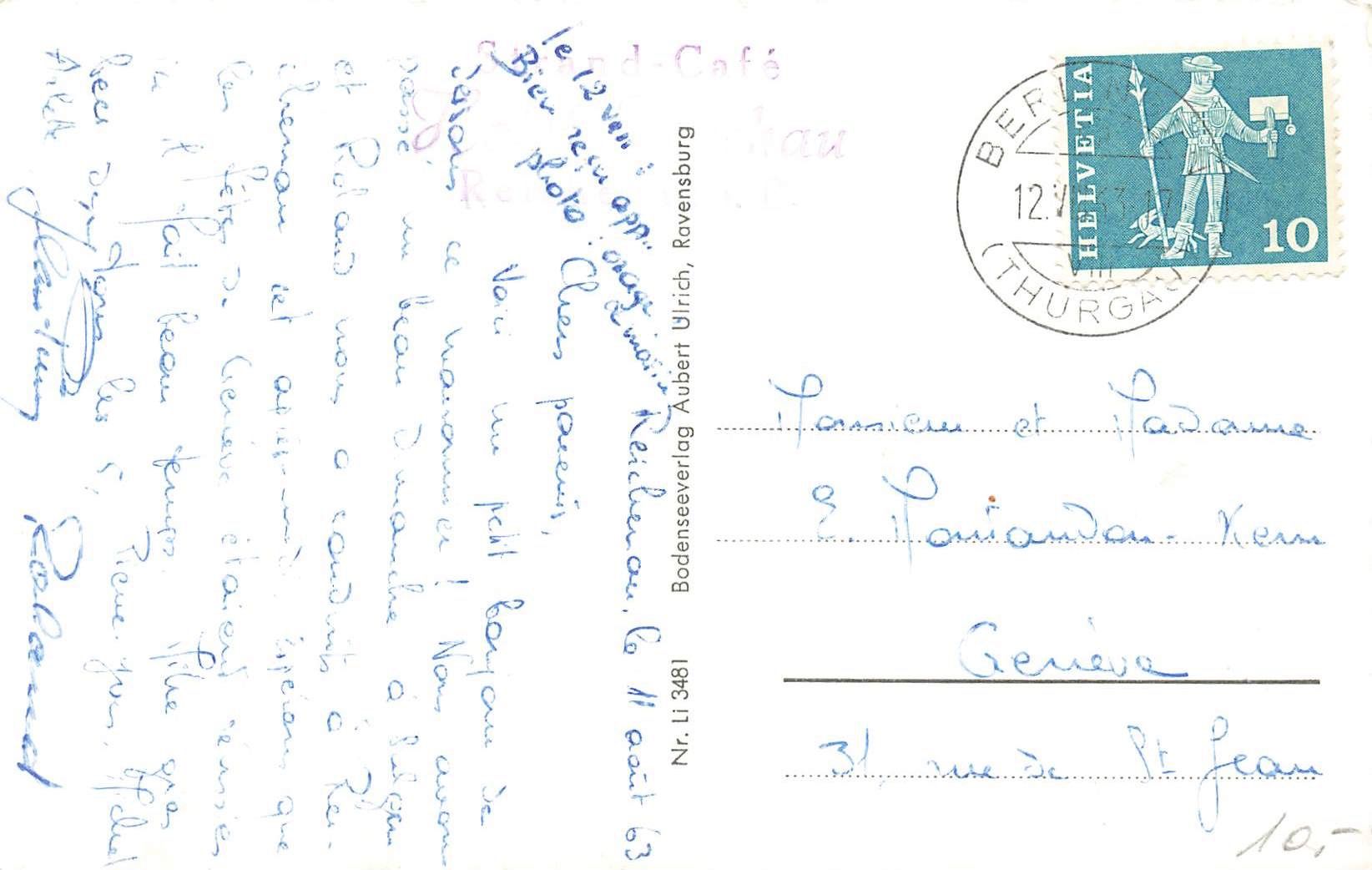 Cartes postales: Insel Reichenau im Bodensee Bregenz – D'occasion à Biasca par Blenio71 1