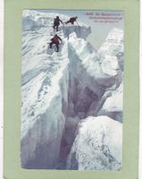 Am Bergschrund Gletscherspaziergänge am Jungfraujoch