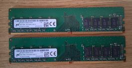 Kit RAM DDR4 16GB (2x8GB) Micron 2400MHz Desktop PC