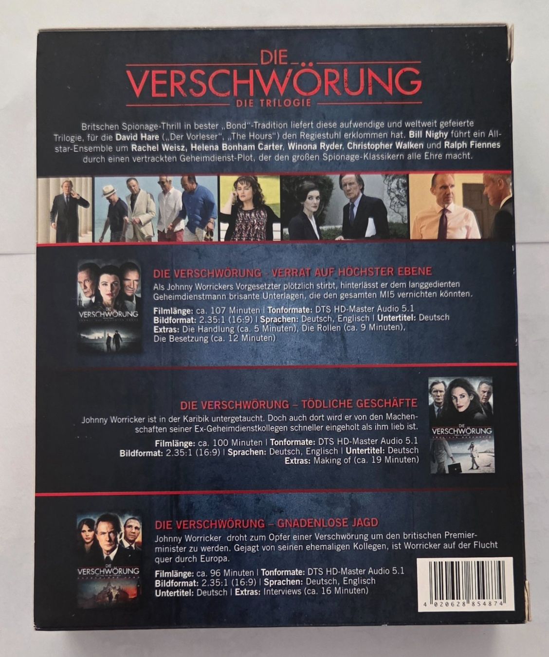 Tous les DVDs: Die Verschwörung - Trilogie - Blu-Ray – D'occasion à Zufikon par lakotassu 1