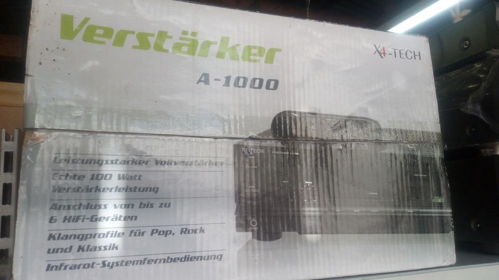 Verstärker: Xi-Tech A-1000 Verstärker, 100 Watt - Top Zustand! – Neu und originalverpackt aus Belp von Guadalupe84