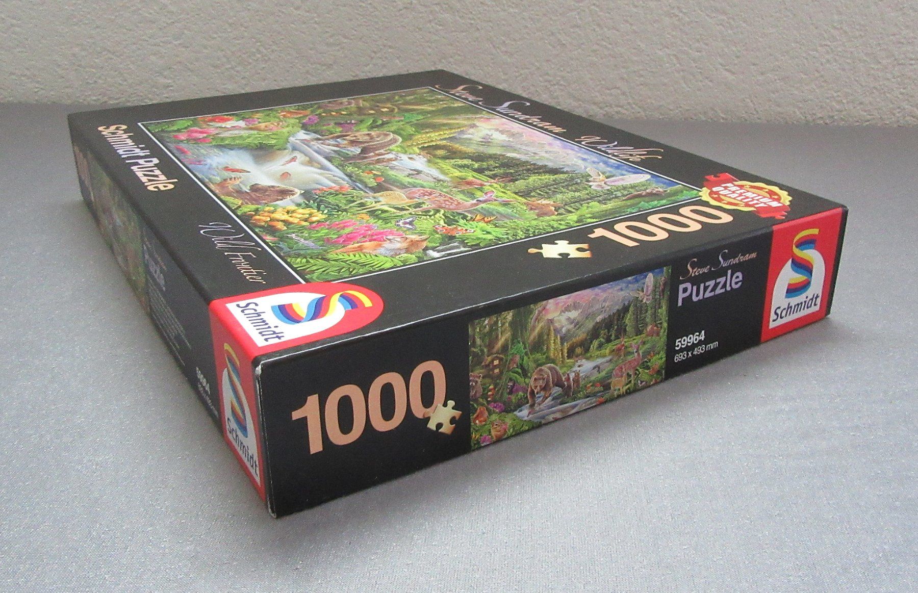Puzzles: Schmidt Puzzle 1000 Teile - Waldtiere am Waldrand – Gebraucht aus Auenstein von Padabimbim 9