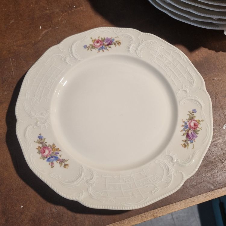 Assiette vintage Rosenthal Sanssouci ivoire/porcelaine crème