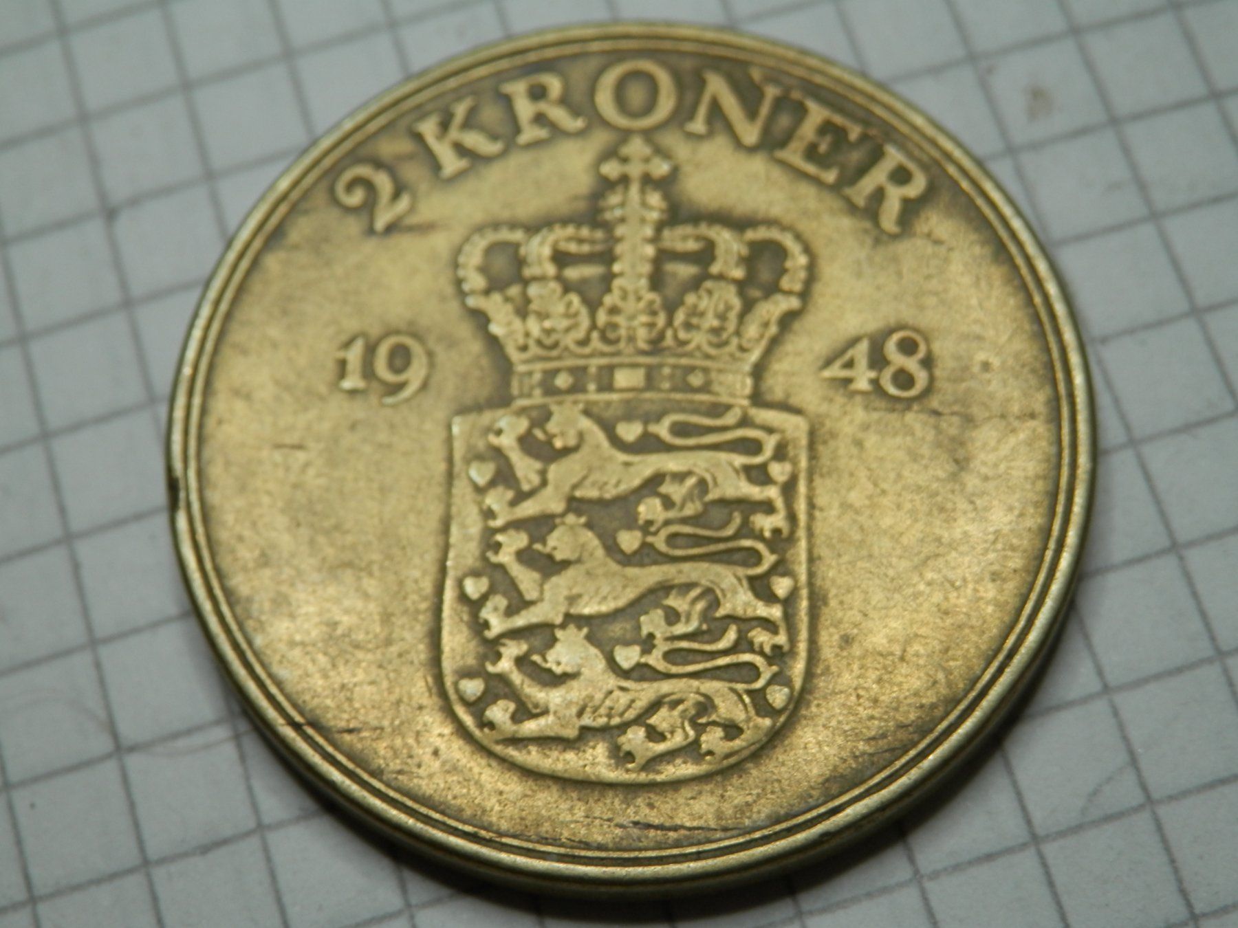 Tutti le monete: Dänemark  2 Kronen, 1948 – Usato da Weiach venduto da weiach81 1