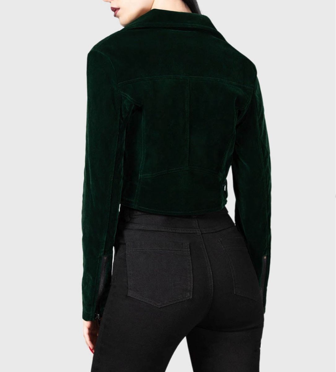 Giacche: Grüne Biker Damenjacke KILLSTAR – Nuovo e nell'imballaggio originale da Gebenstorf venduto da D0minika 1